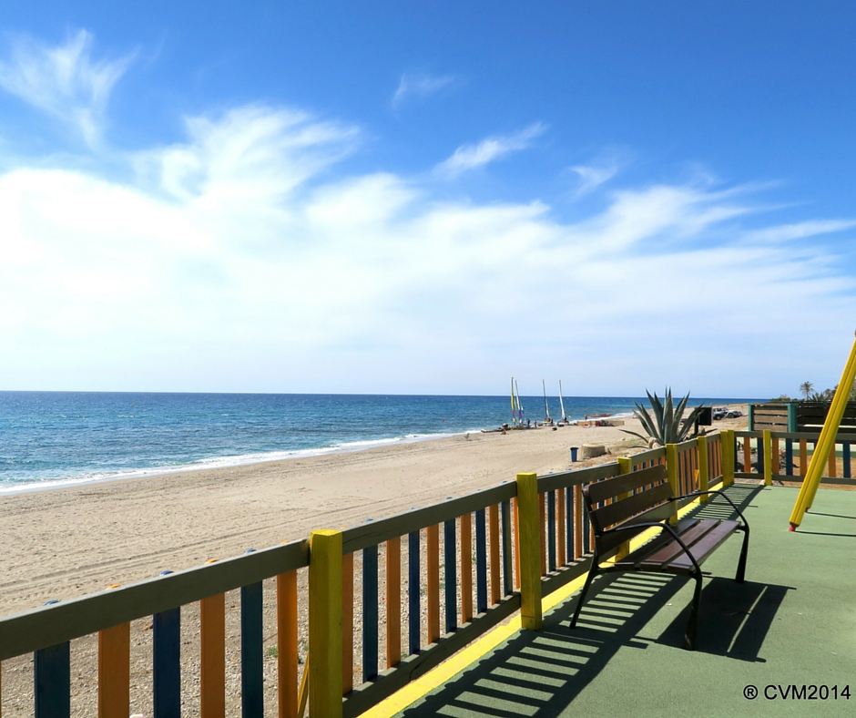 Mojacar Strand Camping, Wohnmobil, Strand-Bungalow Strand Spanien 