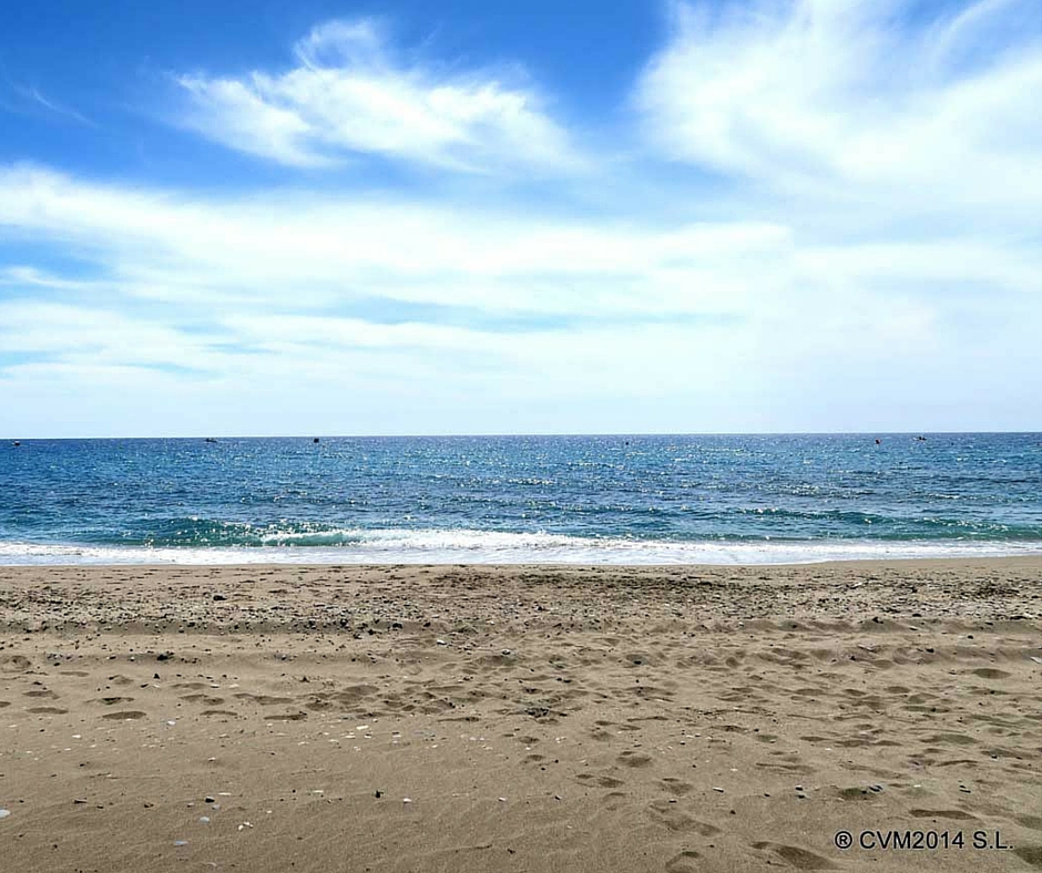 Beach la piedra villazar in Mojacar, Spain